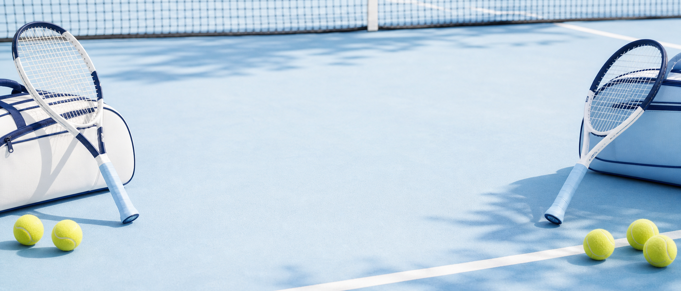 Junior Tennis Racquets collection banner - imagegen 1400x600 text-safe center 2026-06-15