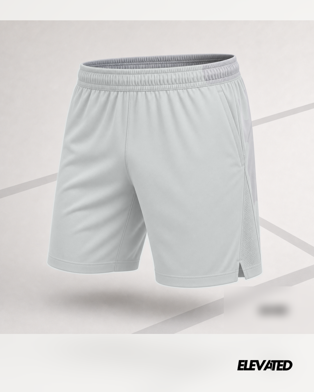 PowerPlay Performance Shorts - Silver - Elevated tennis apparel 4x5 2026-06-11
