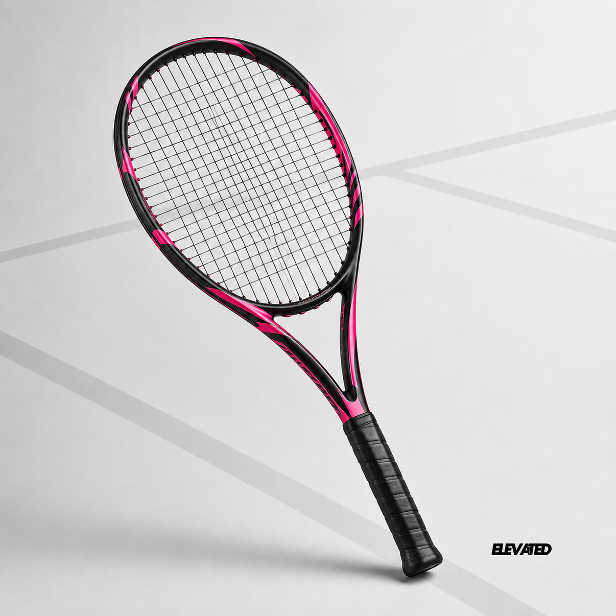Power Drive - Hot pink - Elevated tennis racquet
