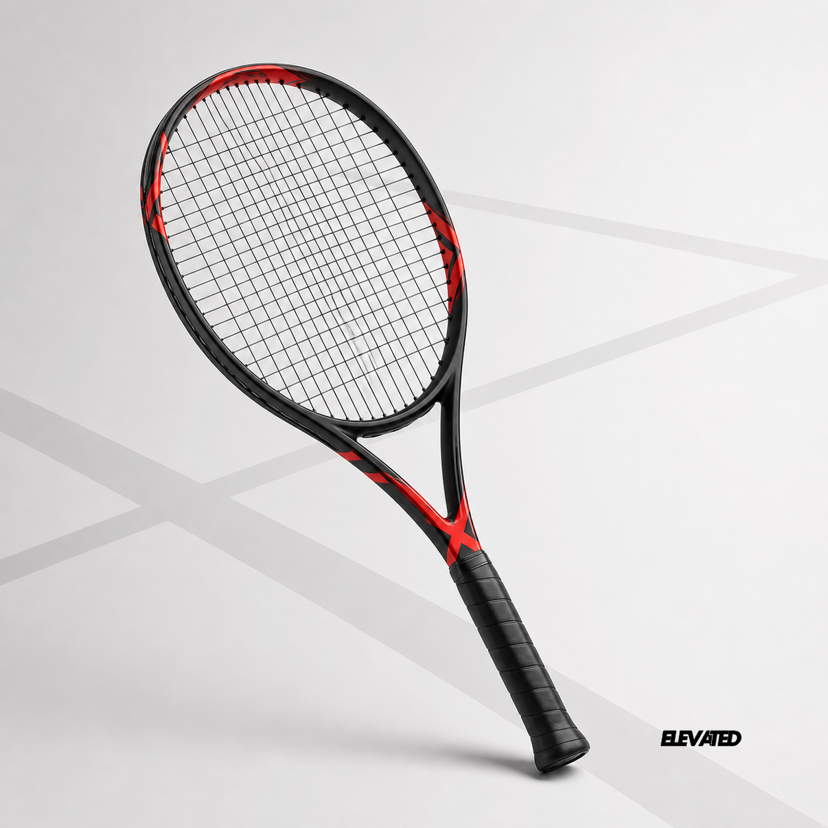 Strike X - Red - Elevated tennis racquet
