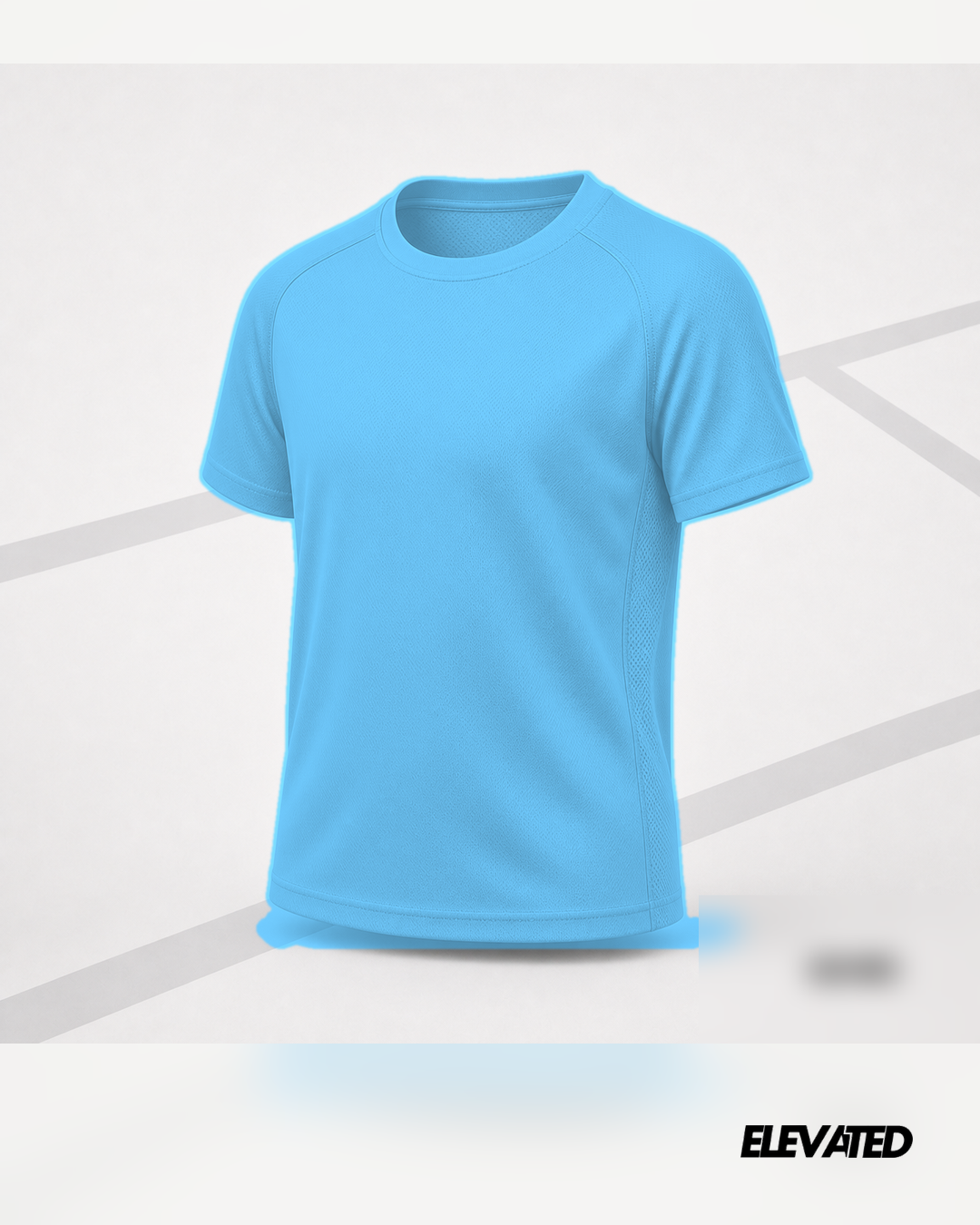 Court Hero T-Shirt - Sky blue - Elevated tennis apparel 4x5 2026-06-11