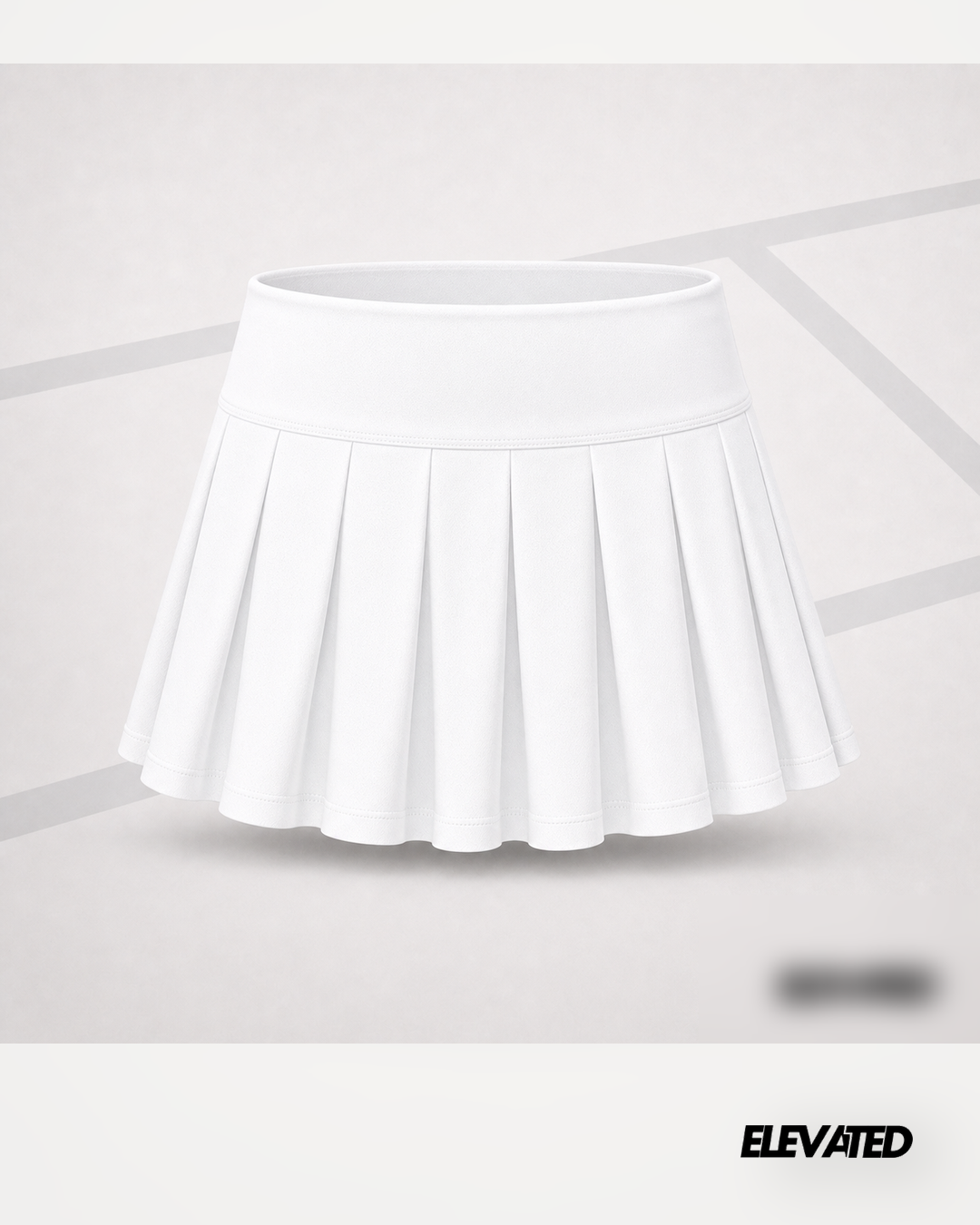 EliteCourt Skirt - White - Elevated tennis apparel 4x5 2026-06-11