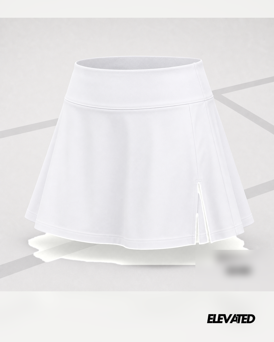 SwiftMove Tennis Skirt - White - Elevated tennis apparel 4x5 2026-06-11