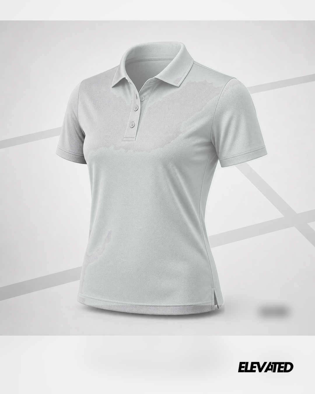 SwiftServe Tennis Polo - Silver - Elevated tennis apparel 4x5 2026-06-11
