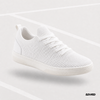 White Knit Sneakers - White - imagegen brand tennis footwear variant 2026-06-12
