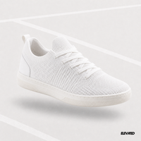 White Knit Sneakers - White - imagegen brand tennis footwear variant 2026-06-12